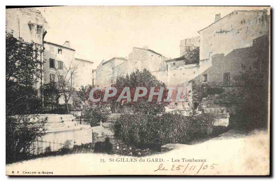 CPA Saint Gilles du Gard Les Tombeaux 