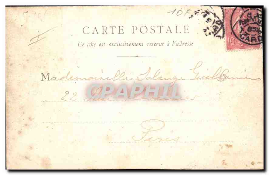 CPA Saint Gilles du Gard Les Tombeaux  — Rückseite