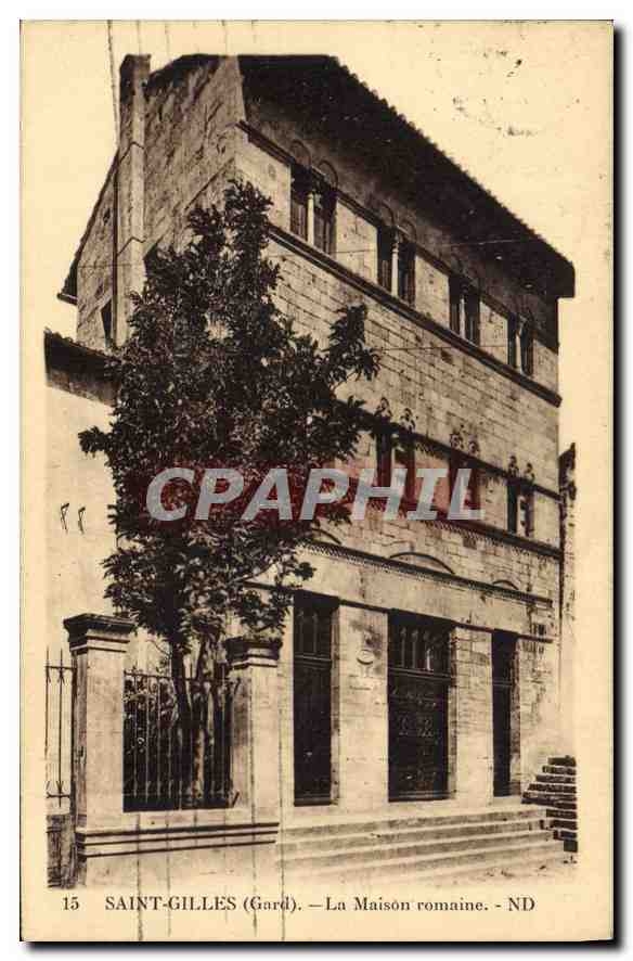 CPA Saint Gilles Gard La Maison romaine 