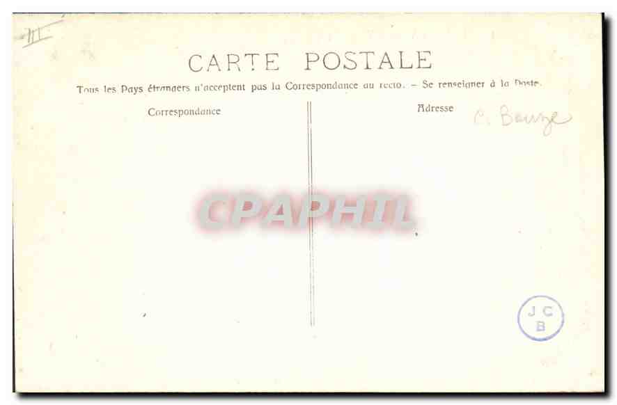 CPA N D des Anges Vallon du Tourdre  — Rückseite