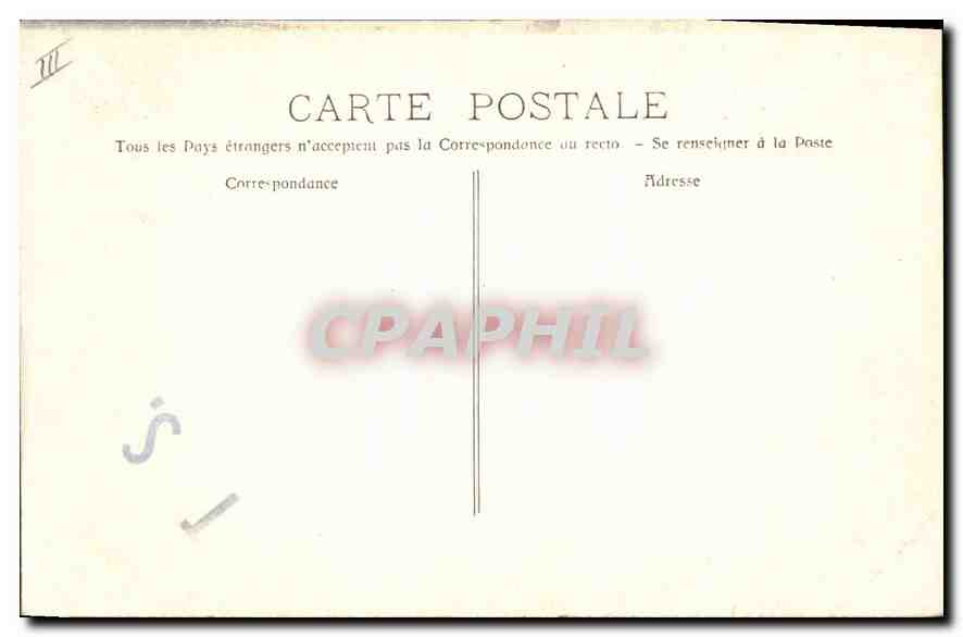 CPA N D des Anges Fontaine du Pere Tassy  — Rückseite