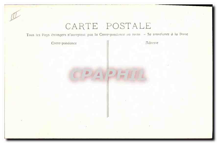 CPA N D des Anges Fontaine du Pere Tassy  — Rückseite