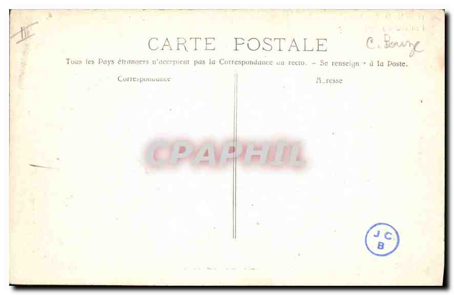 CPA N D des Anges Fontaine du Pere Tassy  — Rückseite