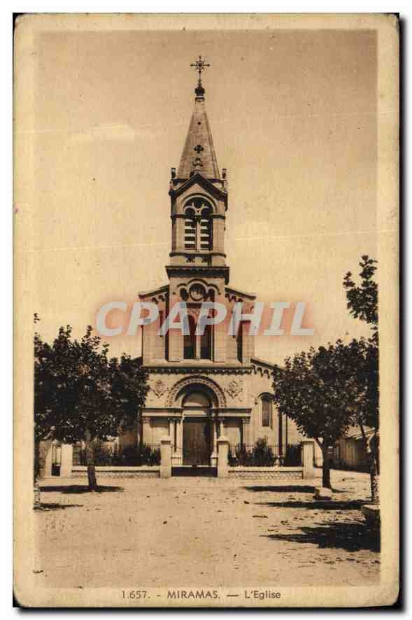 CPA Miramas l'eglise 