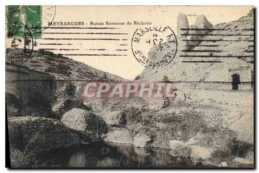 CPA Meyrargues Ruines Romaines de Reclavier 