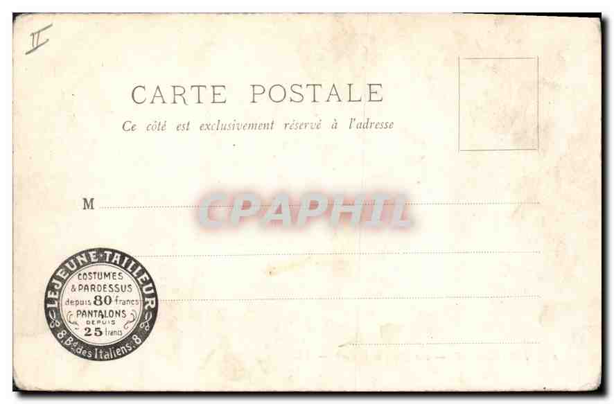CPA Le Treport les Quais et le port  — Rückseite