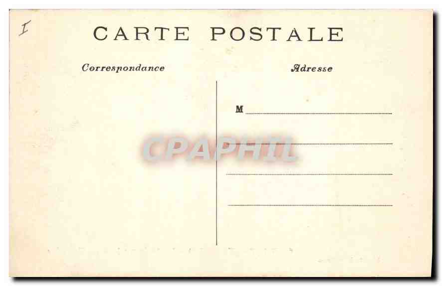 CPA Treport Seine Inf la Jetee un jour de Tempete  — Rückseite