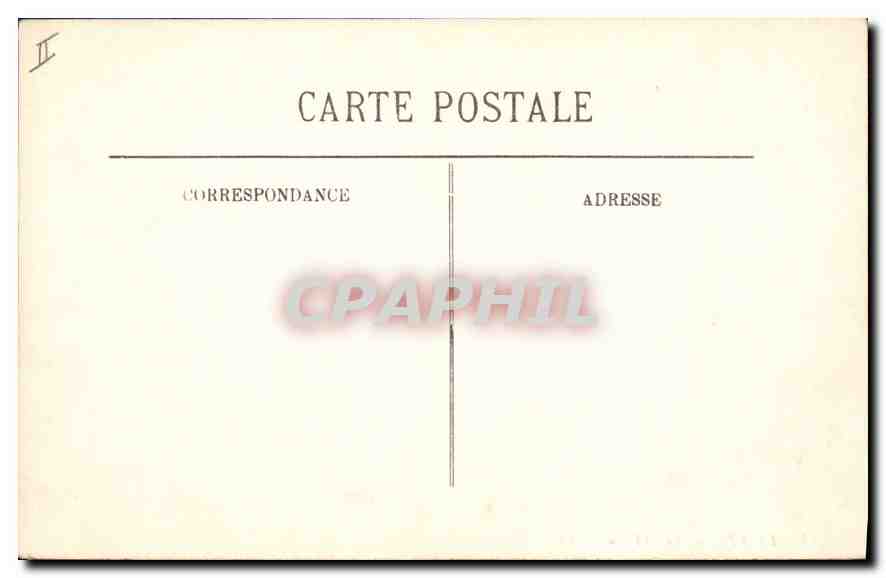 CPA Dieppe Le chateau  — Rückseite