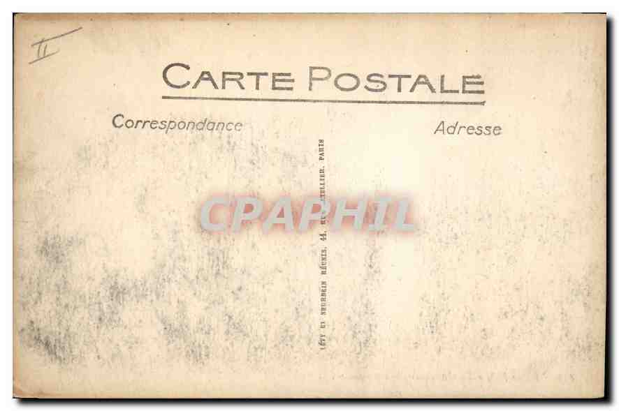 CPA Dieppe la Jetee par gros temps  — Verso