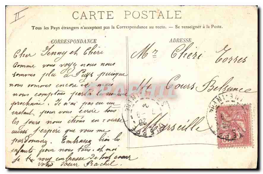 CPA Dieppe le Boulevard Maritime  — Verso