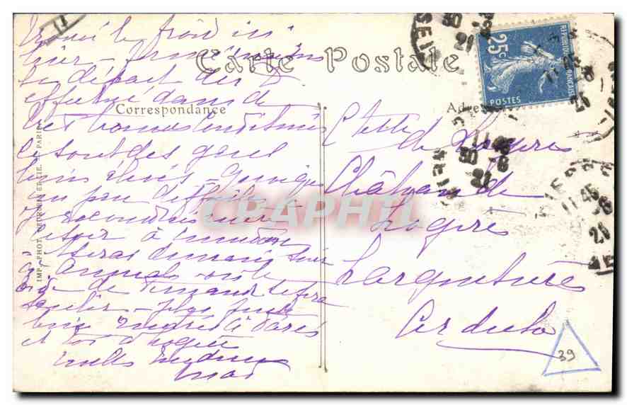 CPA Dieppe la Jetee un jour de Tempete  — Verso
