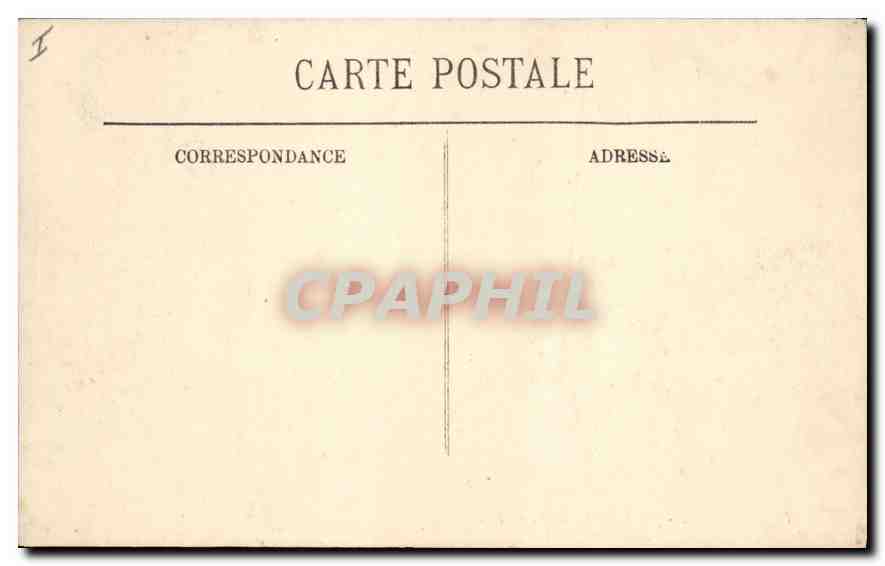 CPA Dieppe le vieux chateau  — Rückseite