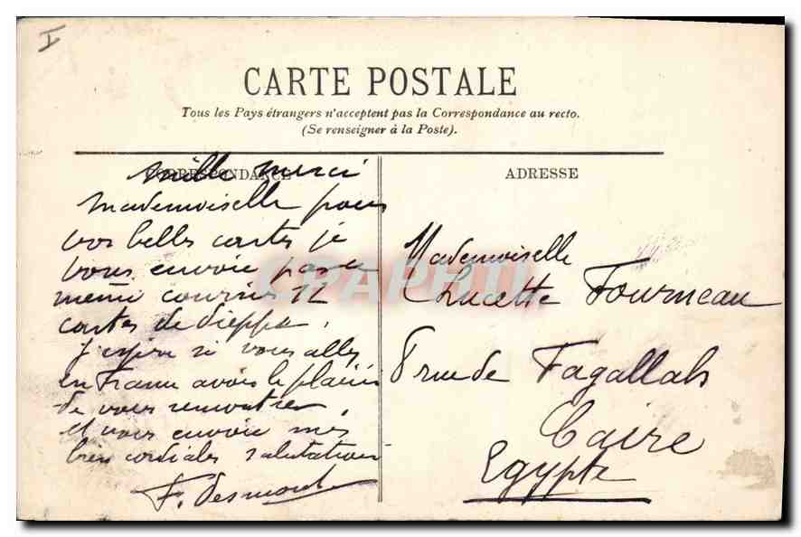 CPA Dieppe la Jetee un jour de Tempete  — Verso