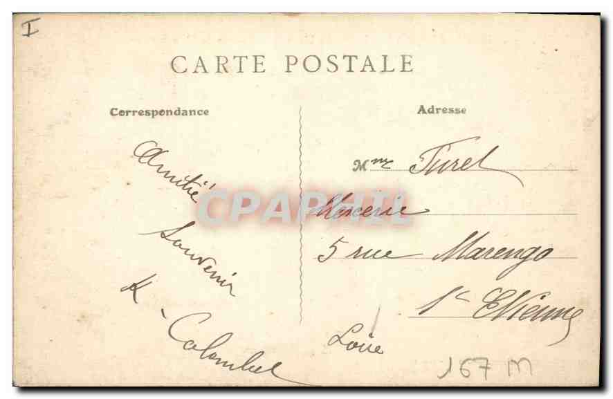 CPA De Morez a Morbier la Ligne et les Viaducs du chemin de fer  — Rückseite