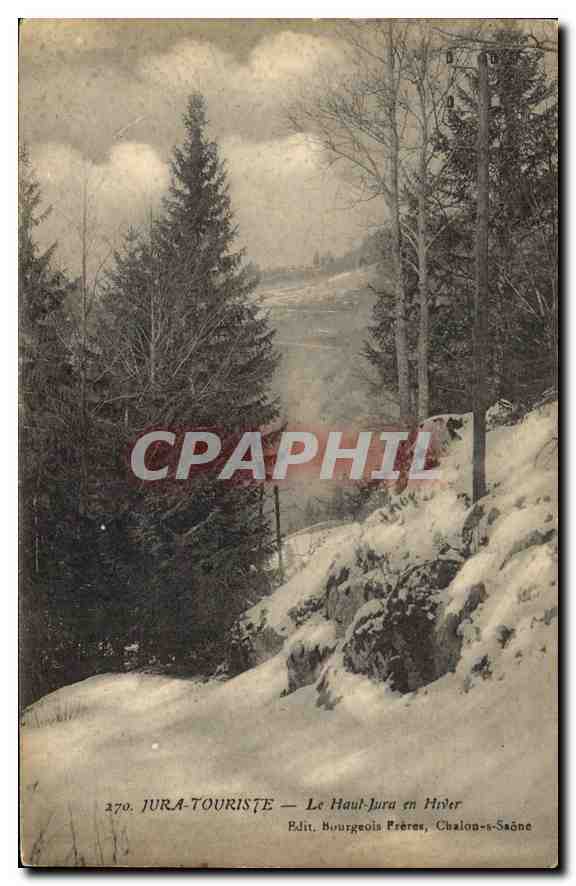 CPA Jura Touriste le Haut Jura en hiver 