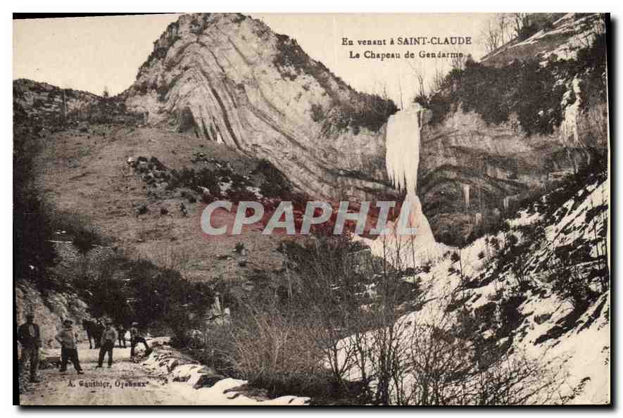 Le Chapeau de Gendarmerie — Vue enneigée — A. Sanibler, Oyonnax