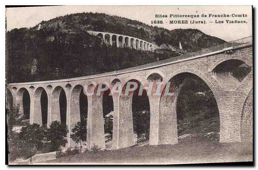CPA Sites Pittoresque de Franche Comte Morez Jura les Viaducs 