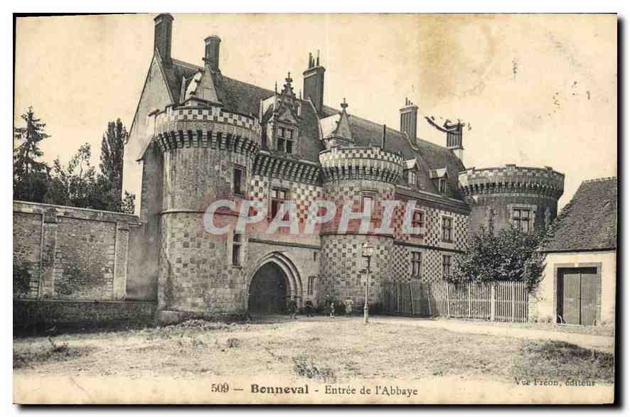 Bonneval - Entrée de l'Abbaye — Vue Freon, éditeur, n° 509
