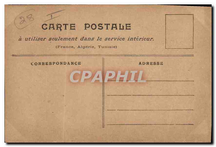 CPA Une chaumiere a Cernay  — Verso