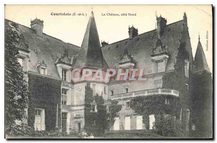 Courtalain (E-et-L) — Le Château, côté Nord — Bonneau Éditeur