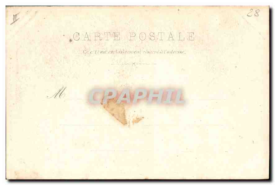 Château d'ERMENTONVILLE (côté de l'entrée) — E. Lemarin - Photog. - 27 — Rückseite
