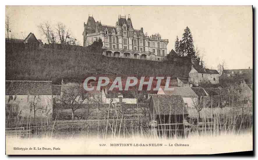 Montigny-le-Gannelon — Le Château — Héliotypie de E. Le Dalky, Paris, n° 108