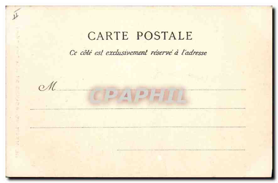 CPA Montigny le Gannelon la porte Roland  — Verso