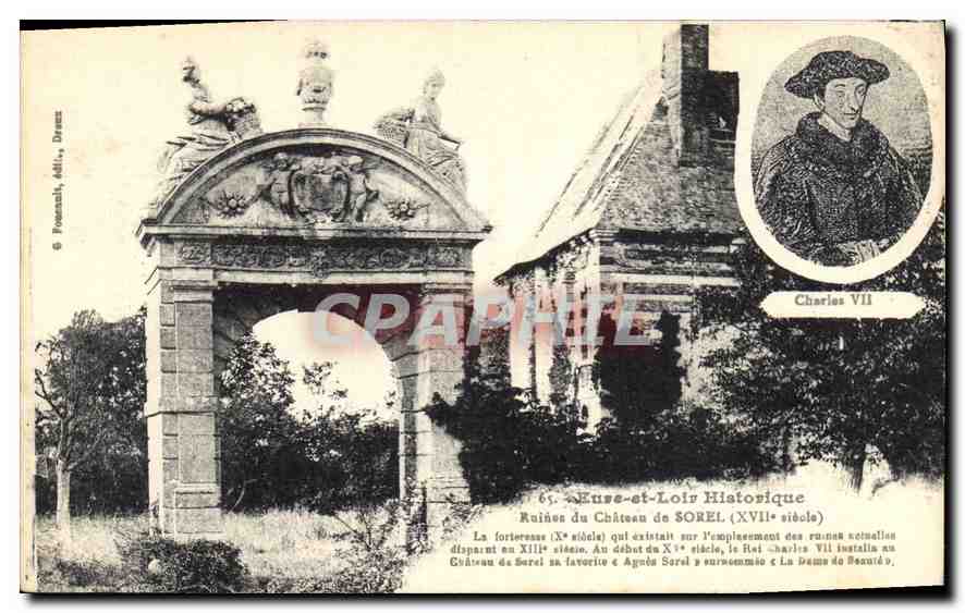 Ruines du Château de Sorel — Enne-et-Loir — Poiret, éditeur