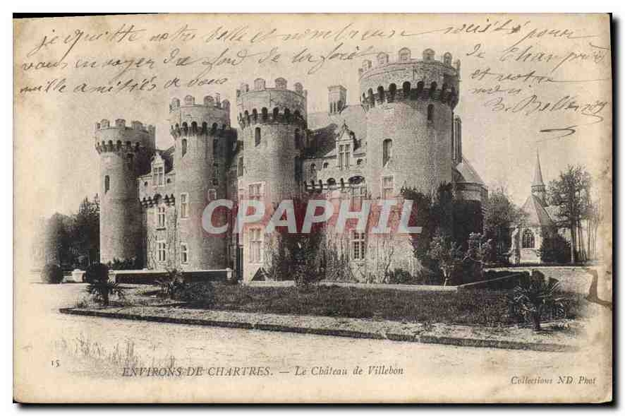 Environ de Chartres — Le Château de Villebon — Collection ND Phot, n°15