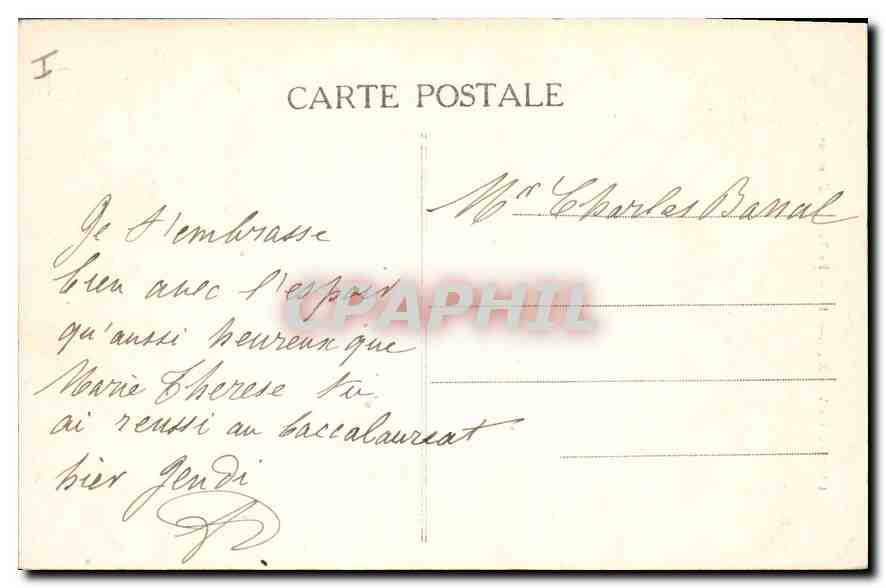 Château des VAUX (E.-et-L.) — Le Temple d'Amour — JAN — Verso