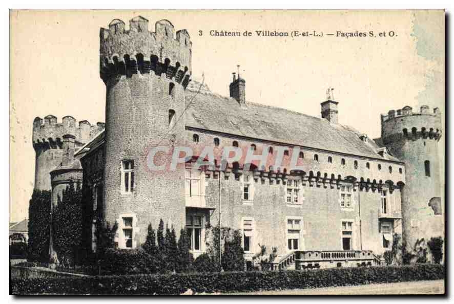 Château de Villebon (E-et-L.) — Façades S. et O.
