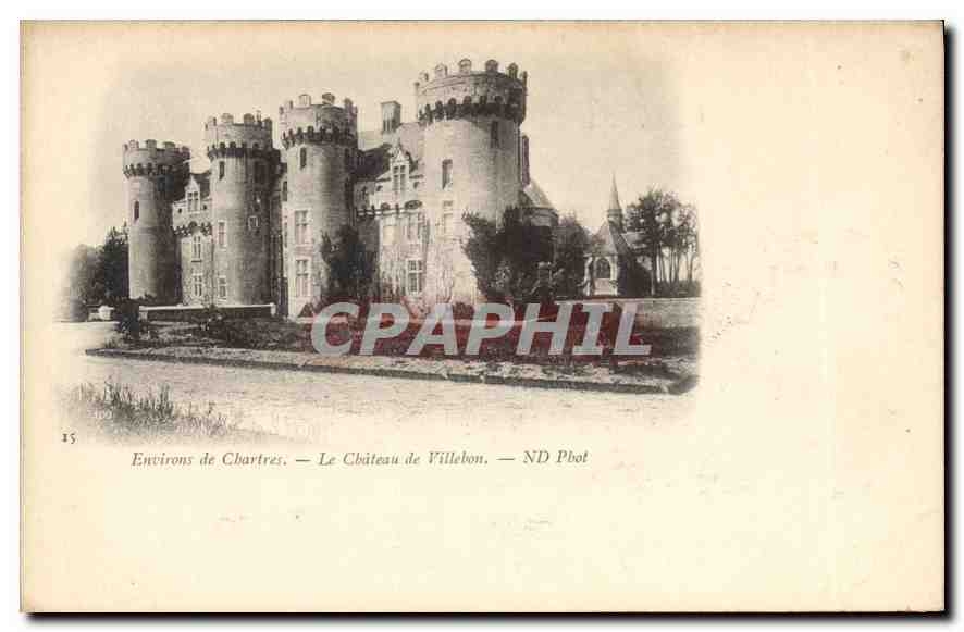 Umgebung von Chartres — Das Schloss Villebon — ND Pbot