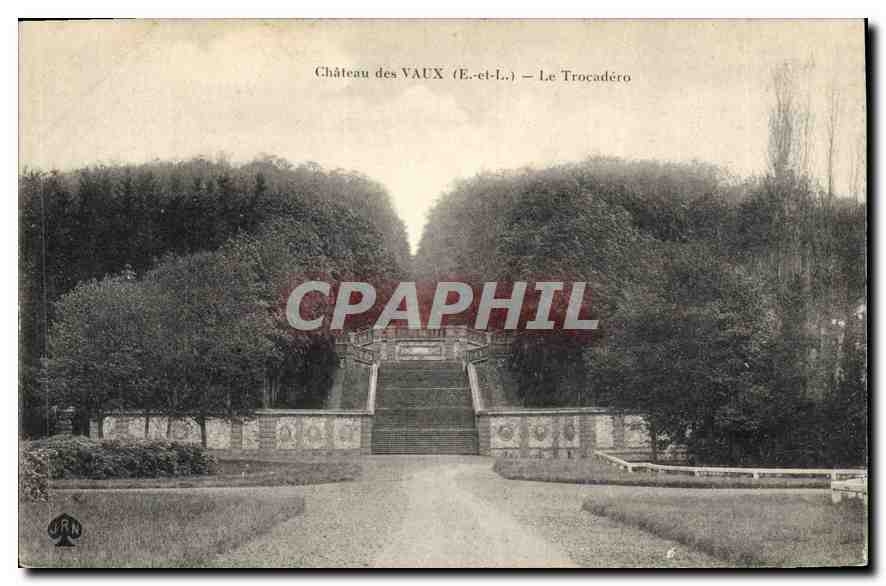 CPA Chateau des Vaux E et L le Trocadero 
