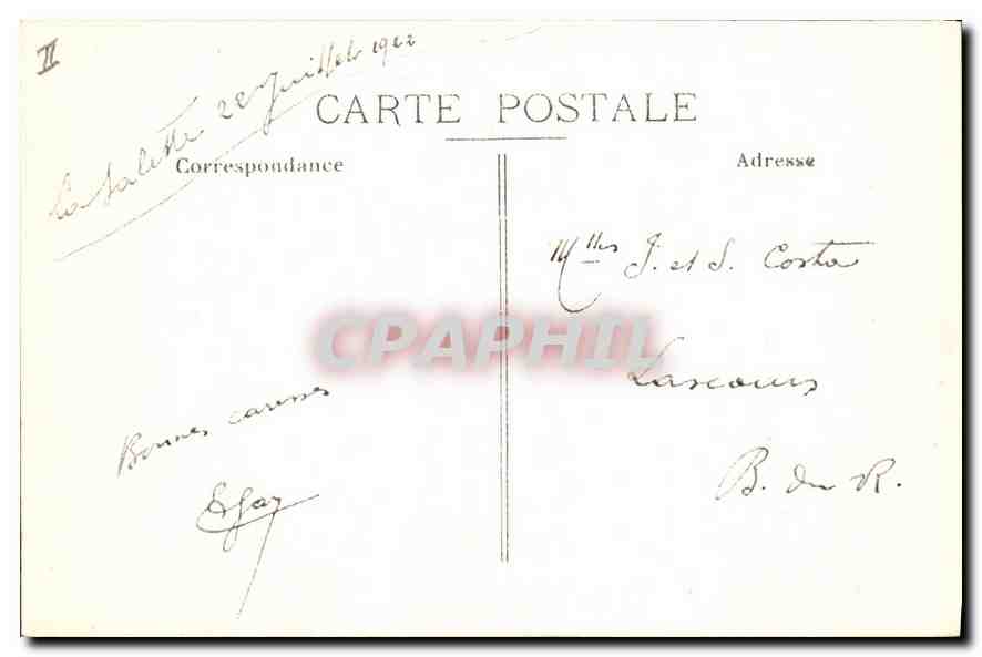 Notre-Dame de la Salette — Pilgrimage of Men, August 10, 1919 — Exclusive Property of the Chapels — Back
