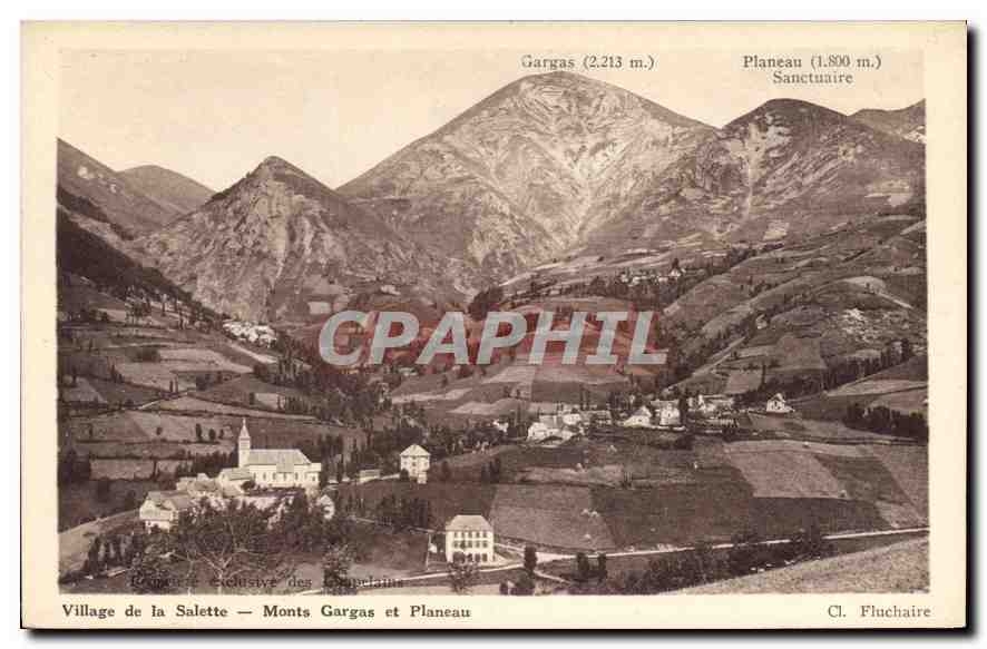 Village of La Salette — Gargas and Planeau Mountains — Cl. Fluchaire