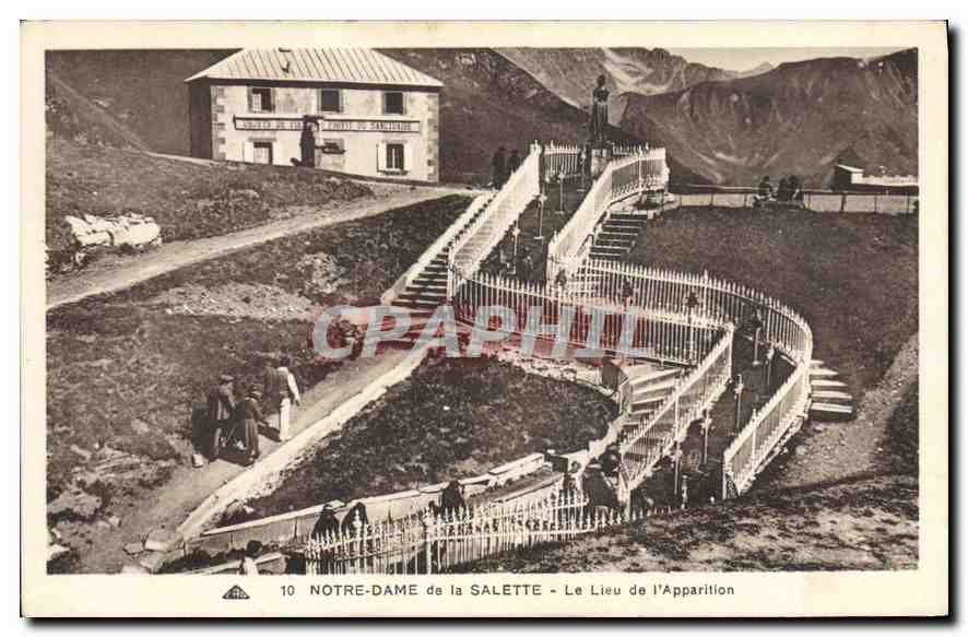 CPA Notre Dame de la Salette le Lieu de l'Apparition 
