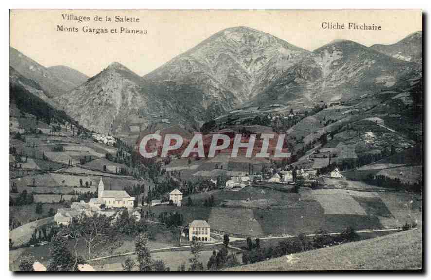 Dörfer von La Salette — Monts Gargas und Planeau — Cliché Fluchaire