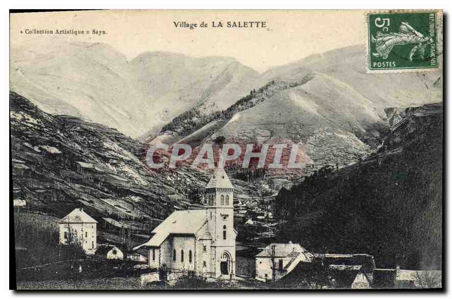 Village de LA SALETTE — Collection Artistique n° Sayn — éditeur Sayn