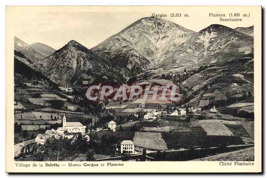 Dorf La Salette — Monts Gargas und Planeau — Cliché Fluchaire