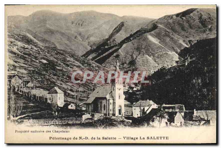 Village La Salette — Pèlerinage de N.-D. de la Salette — Propriété exclusive des Chapelains