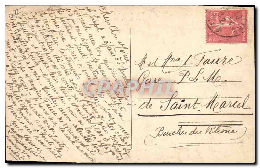 Village de la Salette — Mont Plano — E.R. — 606 Dauphiné — Verso
