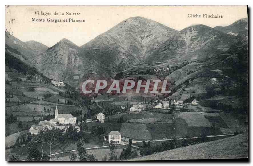 CPA Village de la Salette Monts Gargas et Planeau Cliche Fluchaire 