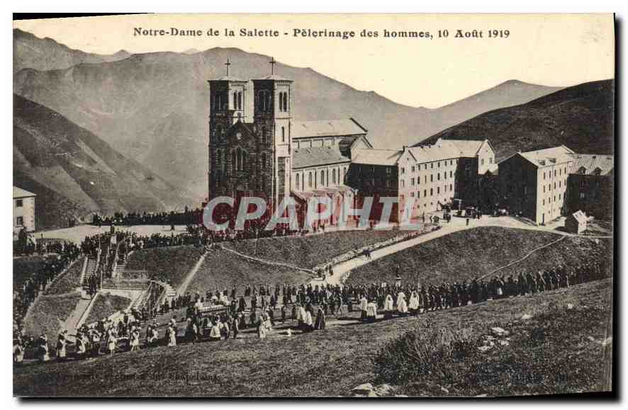 Unsere Frau von La Salette — Pilgerung der Männer, 10. August 1919