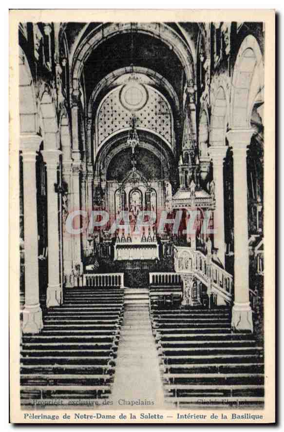 Pilgrimage to Notre-Dame de la Salette — Interior of the Basilica — Chaplains