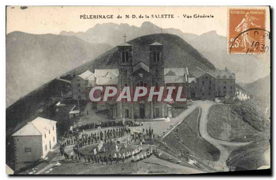 Pilgerung zu N.-D. de la Salette — Allgemeine Ansicht — Verlag: Imprimerie des Chapelains