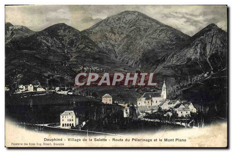 Dauphiné - Dorf La Salette - Pilgerweg und Mont Plano — Papeterie des Alpes Eug. Robert, Grenoble