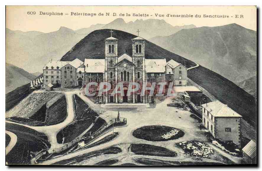 Dauphiné — Pilgerung zur N.D. de la Salette — Überblick über das Heiligtum — E.R.
