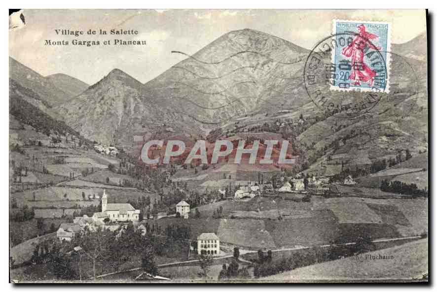 CPA Village de la Salette Monts Gargas et Planeau 