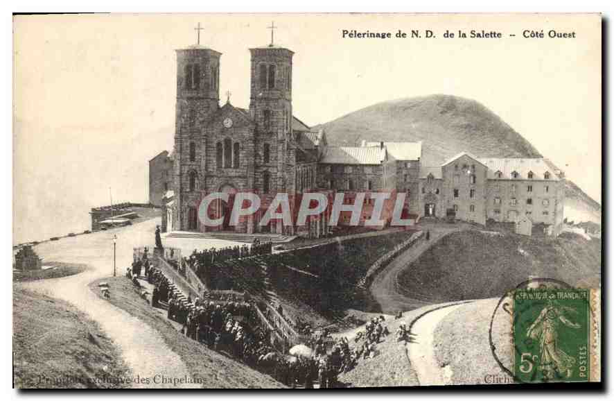 Pélerinage de N.D. de la Salette — Côté Ouest — Éditeur : Chapellat