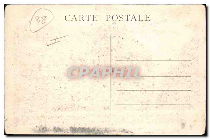 CPA Renage chateau d'Alivet  — Rückseite